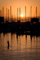 Sunrise over Monterey Old Fisherman's Wharf